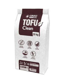Croci Tofu Clean Katzenstreu - Sparpaket: 2 x 45 l (40 kg)