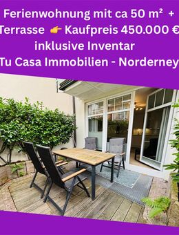 Reserviert ! FeWo - Ihr modernes Urlaubsparadies, hochwertig, ausgestattet mit großer Terrasse - Norderney