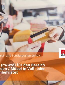 Verkäufer (m/w/d) für den Bereich Teppichboden / Möbel in Voll- oder Teilzeit, unbefristet - Nauen
