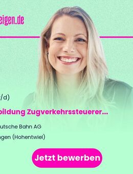 Ausbildung Zugverkehrssteuerer 2026 (w/m/d) - Überlingen