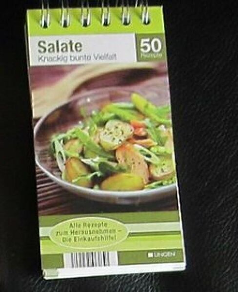 Salate, 50 Rezepte, aufstellbar, zu verschenken - Stuttgart