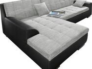 DOMO collection Ecksofa Treviso viele Bezüge, auch in Cord, L-Form, B/T/H: 267/80/83 cm, wahlweise mit Bettfunktion, incl. Zierkissen, hochwertige Steppung