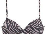 LASCANA Push-Up-Bikini-Top Kaa, im Animal-Design