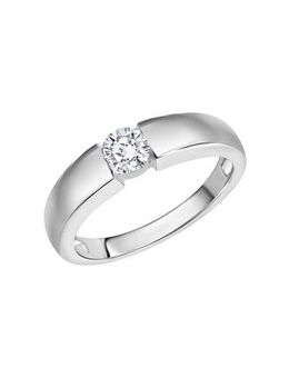 Zeeme Fingerring Silber 925 mit Zirkonia weiß