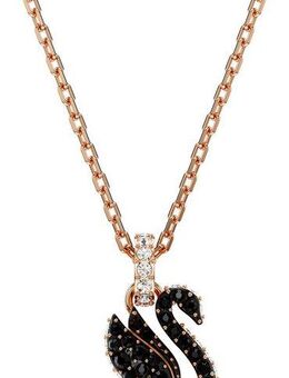 Swarovski Kette mit Anhänger Swarovski Iconic Swan, mit Emaille - mit Swarovski® Kristall