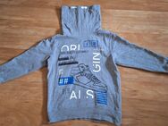 Yigga leichtes Sweatshirt mit Kragen Gr. 146/152 *top Zustand* grau großes Motiv - Mudersbach