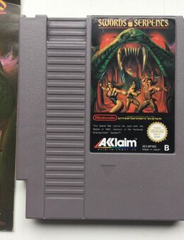 Nintendo Entertainment System Spiel Swords & Serpents mit Anleitung - Fulda