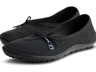 Leguano LADY LOOP Barfußschuh Ballerina, Slipper, Bequemschuh mit süßer Zierschleife
