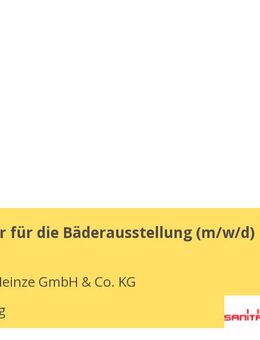 Fachberater für die Bäderausstellung (m/w/d) - Straubing