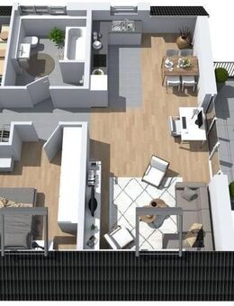 Penthouse-Wohnung mit Dachterrasse - Wiesbaden