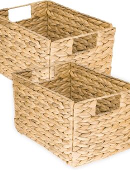 2x HMF Aufbewahrungskorb faltbarer Korb Wasserhyazinthe - Birkenfeld (Baden-Württemberg)