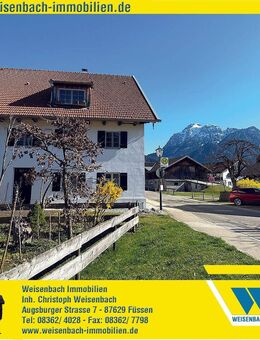 Neuwertige und hochwertig ausgestattete Erdgeschosswohnung im Dorf der Königsschlösser - Schwangau