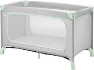 Hauck Baby-Reisebett Dream N Play Plus, Dusty Mint, Vorderausstieg