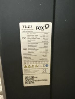 Solar Wechselrichter FoxEss T6-G3 3-phasig FOX ESS inkl. WIFI Dat - Singen (Hohentwiel)