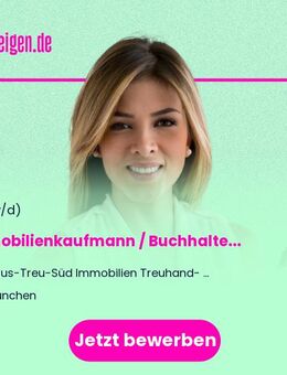 Immobilienkaufmann / Buchhalter (m/w/d) WEG-Verwaltung und Mietverwaltung - München