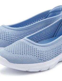 LASCANA Sneaker Ballerinas ultraleichter Slipper, Freizeitschuh zum Reinschlüpfen VEGAN