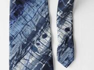 Krawatte, blau-schwarz-weiß meliert. Made in Italy by Romagnoli - Münster