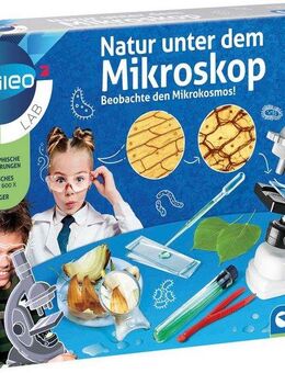 Clementoni® Experimentierkasten Galileo, Natur unter dem Mikroskop