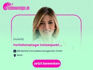 Portfoliomanager (m/w/d) Schwerpunkt Mieter-Vermieter-Modell - Berlin