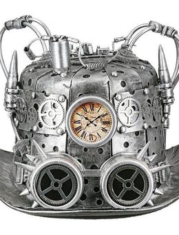 Casablanca by Gilde Dekoobjekt Hut Steampunk, silberfarben (1 St)