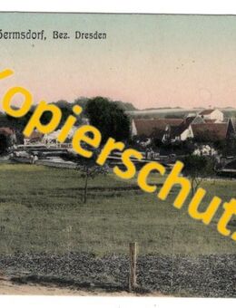 Alte Ansichtskarte „Sommerfrische Hermsdorf“, gel. 1919 - Landsberg