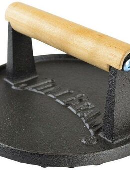 Jim Beam BBQ Burgerpresse, Gusseisen, Ø 17,8 cm