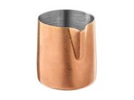 APS Milchkännchen Gießer "FLOW", 150 ml, Ø 6 cm, Höhe 6,5 cm, 0,15 l, (1-St), gebürsteter Edelstahl 18/8, PVD-beschichtet, Vintage-Look