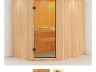 Karibu Sauna Clara, BxTxH: 165 x 210 x 202 cm, 68 mm, (Set) ohne Ofen