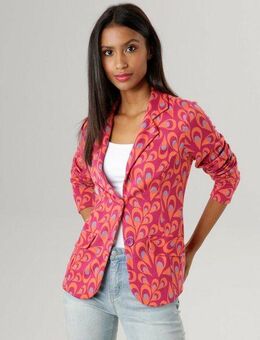 Aniston SELECTED Kurzblazer mit fantasievollem Jacquard-Muster