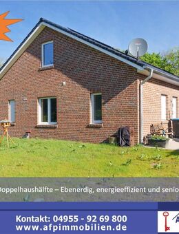 ***Moderne Doppelhaushälfte - Ebenerdig, energieeffizient und seniorengerecht*** - Westoverledingen