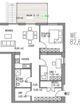 Sanierte Eigentumswohnung Schweich-Stadtmitte - Günstige KFW Darlehen + Zuschuss 24.000 EUR - Schweich