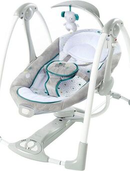 ingenuity Babyschaukel ConvertMe Swing-2-Seat Portable Swing - Nash, mit automatischer Schaukelfunktion und Sound-Effekt