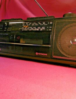 * Hitachi TRK-W350E Radio-Doppelkassettenspieler Ghettoblaster Bo - Singen (Hohentwiel) Zentrum