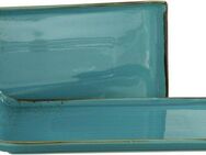 CreaTable Servierplatte Nature Collection, Steinzeug, (Set, 2-tlg), Servier Set, 33x16,5 cm