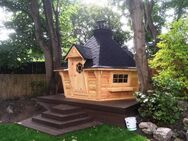 Grillkota KOTA 7.0m² konisch Luxusgrillanlage Kiefer - Rietberg