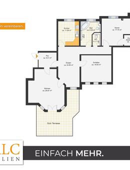 Wohnung Süd-Terrasse + 2 Parkplätze + Waldrandlage zum Webicht + Bushalt + gute Anbindung nach Jena - Weimar