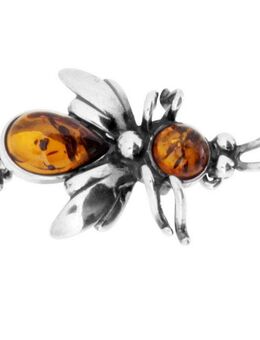 OSTSEE-SCHMUCK Brosche Ostsee-Schmuck Brosche Fliege Brosche Fliege