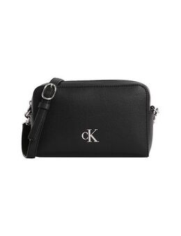 Calvin Klein Jeans Mini Bag MINIMAL MONOGRAM CAMERA BAG 20, Damen Schultertasche klein, Umhängetasche mit abnehmbarem Gurt
