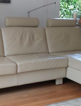 Ledersofa und Sessel - Appel