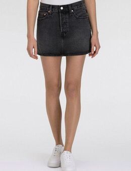 Levi's® Jeansrock ICON SKIRT mit Used-Effekten und ausgefransten Kanten