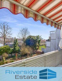 Exklusive 3-Zimmer-Wohnung mit Weserblick, Einbauküche, Balkon & Tiefgarage - Hameln