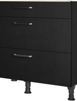 nobilia® Unterschrank "Touch", vormontiert, mit höhenverstellbaren Sockelfüßen, in den Breiten 30, 45, 60 und 90 cm, mit Schubkasten und Auszügen