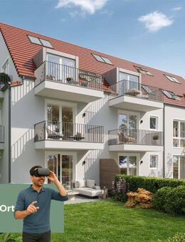 QQI: Neubau-Gartenidylle in Aubing: Ruhige 3-Zimmer-Wohnung mit Souterrain und Südgarten - München