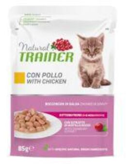 Natural Trainer Kitten & Young - 24 x 85 g mit Huhn