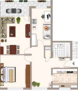 Demnächst frei! 3-Zimmer-Wohnung in Mönchengladbach Wickrath-Mitte - Mönchengladbach