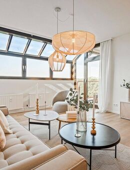 Lichtdurchflutete 3-Zimmer-Wohnung mit Balkon ins Grüne & Tiefgaragenstellplatz - Wiesbaden