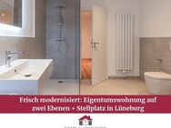 Frisch modernisiert: Eigentumswohnung auf zwei Ebenen + Stellplatz in Lüneburg - Lüneburg