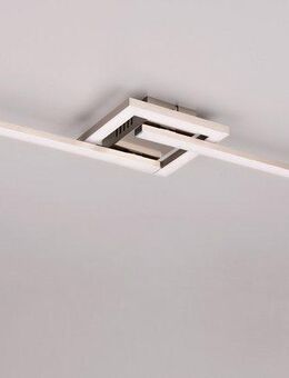 my home LED Deckenleuchte DAVINIA, als Deckenlampe oder Wandlampe mögl, LED Stäbe schwenkbar, LED fest integriert, Warmweiß, warmweiß 3000K 1860 Lumen 54x16 cm beweglich Flurlampe Wohnzimmerlampe