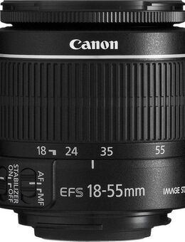 Canon EF-S 18-55mm f/3.5-5.6 IS II Zoomobjektiv, (Passend für Canon EOS EF-S System Kameras (z.B. EOS 250D)