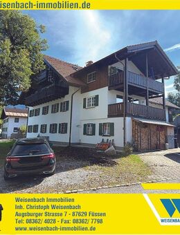 4-Zimmer-Wohnung in bevorzugter Lage in direkter Nähe des Schwangauer Kurparks - Schwangau